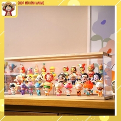 Kệ Trưng Bày Lưu Trữ Mô Hình Pop Mart, Nước Hoa, Có Ánh Sáng, Hộp Trưng Bày Chống Bụi, Chống Nước Cao Cấp