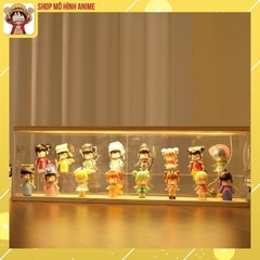 Kệ Trưng Bày Lưu Trữ Mô Hình Pop Mart, Nước Hoa, Có Ánh Sáng, Hộp Trưng Bày Chống Bụi, Chống Nước Cao Cấp