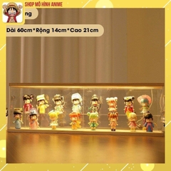 Kệ Trưng Bày Lưu Trữ Mô Hình Pop Mart, Nước Hoa, Có Ánh Sáng, Hộp Trưng Bày Chống Bụi, Chống Nước Cao Cấp