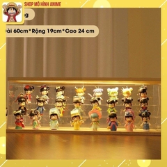 Kệ Trưng Bày Lưu Trữ Mô Hình Pop Mart, Nước Hoa, Có Ánh Sáng, Hộp Trưng Bày Chống Bụi, Chống Nước Cao Cấp