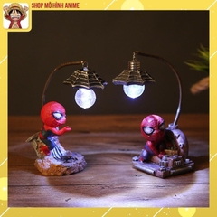 Đèn Ngủ Nhân Vật Người Nhện Spider Man, Marvel Ngộ Nghĩnh, Cao 18cm, Đèn Decor Trang Trí, Quà Tặng Sinh Nhật, Lưu Niệm