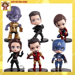 Bộ 6 Mô Hình New Avengers, Các Nhân Vật Siêu Anh Hùng, Cao 10cm, Trang Trí Decor Phòng Làm Việc, Quà Tặng Sinh Nhật