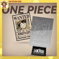 Thẻ Wanted One Piece Poster Chính Hãng, Truy Nã Anime One Piece, Hộp Mù Ngẫu Nhiên Có Đèn Có Đèn Led, Bộ Sưu Tập