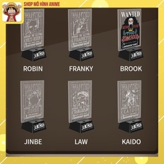 Thẻ Wanted One Piece Poster Chính Hãng, Truy Nã Anime One Piece, Hộp Mù Ngẫu Nhiên Có Đèn Có Đèn Led, Bộ Sưu Tập