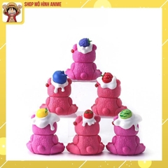 Mô Hình 6 Nhân Vật Gấu Dâu Ôm Hoa Quả Đáng Yêu Cute, Cao 8cm, Thích Hợp Decor Trang Trí Phòng Ngủ, Quà Tặng Sinh Nhật
