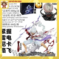 Mô Hình Luffy Gear 5 Thức Tỉnh, Sấm Nika One Piece Cao 25cm, Full Box Có Đèn, Mô Hình Cao Cấp Decor, Bộ Sưu Tập Nhân Vật