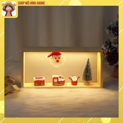 Quà Tặng Giáng Sinh, Noel Phát Sáng Khung Ảnh, Đèn USB Để Bàn Trang Trí Sinh Nhật Sáng Tạo DIY, Thích Hợp Làm Quà Tặng