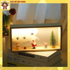 Quà Tặng Giáng Sinh, Noel Phát Sáng Khung Ảnh, Đèn USB Để Bàn Trang Trí Sinh Nhật Sáng Tạo DIY, Thích Hợp Làm Quà Tặng