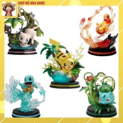 Mô Hình Pokémon Pikachu, Charmander, Bulbasaur, Squirtle Cao 14cm Siêu Đẹp, Mô Hình Trang Trí Decor, Bộ Sưu Tập Nhân Vật