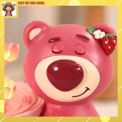 Đèn Ngủ Gấu Dâu Lotso Hoa Tulip Sáng Tạo Dễ Thương, Đèn Decor Trang Trí Phòng Ngủ, Bàn Làm Việc, Quà Tặng Sinh Nhật