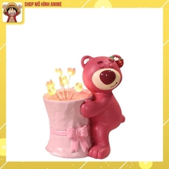 Đèn Ngủ Gấu Dâu Lotso Hoa Tulip Sáng Tạo Dễ Thương, Đèn Decor Trang Trí Phòng Ngủ, Bàn Làm Việc, Quà Tặng Sinh Nhật