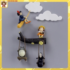 Mô Hình Các Nhân Vật Hoạt Hình Vô Diện, Tororo, Phù Thủy, Gắn Nam Châm, Decor Trang Trí Tủ Lạnh, Góc Học Tập Làm Việc