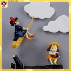 Mô Hình Các Nhân Vật Hoạt Hình Vô Diện, Tororo, Phù Thủy, Gắn Nam Châm, Decor Trang Trí Tủ Lạnh, Góc Học Tập Làm Việc