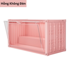 Hộp Đèn Container Tracking Độc Đáo Trưng Bày Mô Hình, Nước Hoa, Mỹ Phẩm, Đèn Chiếu Sáng 360, Tích Điện, Chống Bụi