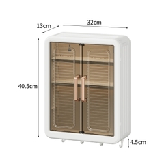 Tủ Nhà Tắm, Kệ Đa Năng Đựng Mĩ Phẩm, Nước Hoa Treo Tường, 3 Tầng Không Thấm Nước Không Cần Đục Lỗ, Chống Bụi Bẩn