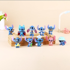 Bộ 10 Mô Hình Phim Hoạt Hình Lilo & Stitch, Mô Hình Cao 6cm, Decor Trang Trí, Bộ Sưu Tập Nhân Vật Yêu Thích