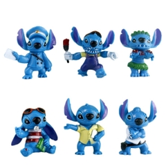 Bộ 6 Mô Hình Phim Hoạt Hình Lilo & Stitch, Mô Hình Cao 6cm, Decor Trang Trí, Bộ Sưu Tập Nhân Vật Yêu Thích