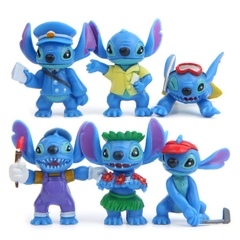 Bộ 6 Mô Hình Phim Hoạt Hình Lilo & Stitch, Mô Hình Cao 6cm, Decor Trang Trí, Bộ Sưu Tập Nhân Vật Yêu Thích