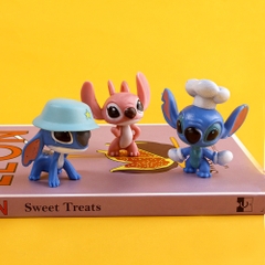 Bộ 10 Mô Hình Phim Hoạt Hình Lilo & Stitch, Mô Hình Cao 6cm, Decor Trang Trí, Bộ Sưu Tập Nhân Vật Yêu Thích