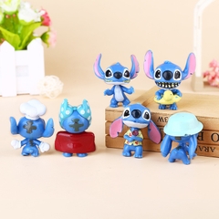 Bộ 10 Mô Hình Phim Hoạt Hình Lilo & Stitch, Mô Hình Cao 6cm, Decor Trang Trí, Bộ Sưu Tập Nhân Vật Yêu Thích