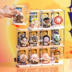 Hộp Đựng Acrylic Trưng Bày Mô Hình Pop Mart, Kích Thước Rộng, Đa Dạng Màu Sắc,Chống Bám Bụi, Bảo Quản Mô Hình