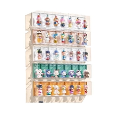 Hộp Đựng Mô Hình Pop Mart TreoTường, Tặng Miếng Dán Chắc Chắn, ,Chống Bám Bụi, Bảo Quản Mô Hình