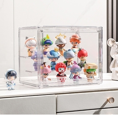 Hộp Đựng Trong Suốt Acrylic Lưu Trữ Nước Hoa, Mỹ Phẩm, Trưng Bày Mô Hình Pop Mart, Chống Bụi, Bảo Quản Sạch Sẽ
