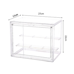 Hộp Đựng Trong Suốt Acrylic Lưu Trữ Nước Hoa, Mỹ Phẩm, Trưng Bày Mô Hình Pop Mart, Chống Bụi, Bảo Quản Sạch Sẽ