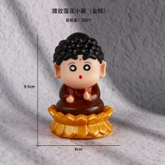 Mô Hình Phật Như Lai Shin Cậu Bé Bút Chì Cao 8cm,Đáng Yêu, Mô Hình Decor Trang Trí, Bộ Sưu Tập Nhân Vật