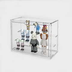 Hộp Đựng Trong Suốt Acrylic Lưu Trữ Nước Hoa, Mỹ Phẩm, Trưng Bày Mô Hình Pop Mart, Chống Bụi, Bảo Quản Sạch Sẽ