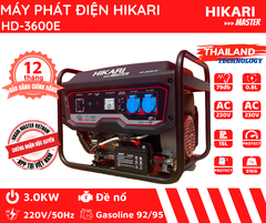 Máy phát điện Hikari HD3600E