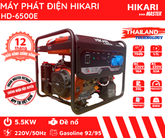 Máy phát điện Hikari 6500E
