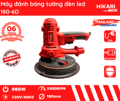 Máy chà tường đèn led 180-6D