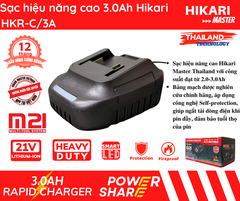 Sạc pin hiệu năng cao 3.0Ah Hikari HKR-C/3A