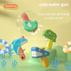 Đồ chơi súng bắn nước trẻ em dễ thương hình cá mập giá rẻ - BEB054