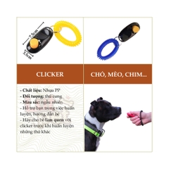 Clicker huấn luyện chó - dụng cụ dạy chó mèo giá siêu rẻ - BEB052