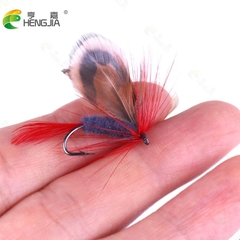 Set 12 Mồi Gắn Lông Vũ Và Cánh Bướm Siêu Xịn - BEE136