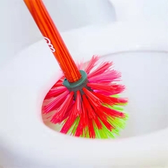 Bàn chải vệ sinh toilet cán gỗ lông mềm tiện dụng - BEB005