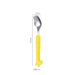 Thìa dĩa inox siêu tiện lợi và siêu rẻ dành cho bé - BEB053