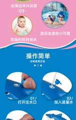 Súng bắn nước hình cá mập và cá heo giá rẻ cho trẻ - BEB057