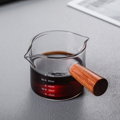 Cốc đong cà phê Espresso 2 miệng thuỷ tinh chịu nhiệt - BEE013