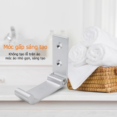 Móc áo khoác, khăn,… nhôm móc tường treo - BEE033