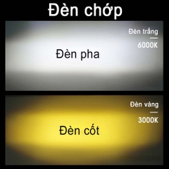 Đèn led trợ sáng xe máy H4 đèn pha - BEE042