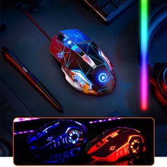 Chuột Gaming Có Dây Đầu Cắm USB 4 Gear 3600 DPI LED Quang - BEE058