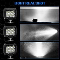 Đèn led công suất 200W 12V/24V 4 inch siêu sáng cho các loại tàu và xe hơi | BEE064