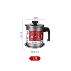 Bình Đựng/Lọc Dầu Ăn Bằng Inox Cao Cấp - BEE071