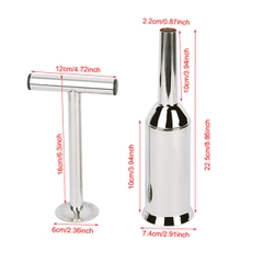 Dụng cụ hỗ trợ nhồi xúc xích, lạp xưởng, dồi ,... bằng thép không gỉ | BEE076
