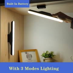 Đèn Đọc Sách Dán Tường Led Nam Châm Bàn Trang Điểm Gắn Gương tích điện 4 nấc sáng - BEE079