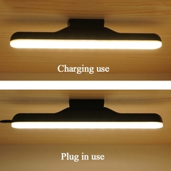 Đèn Đọc Sách Dán Tường Led Nam Châm Bàn Trang Điểm Gắn Gương tích điện 4 nấc sáng - BEE079