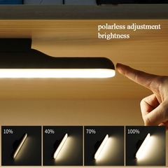 Đèn Đọc Sách Dán Tường Led Nam Châm Bàn Trang Điểm Gắn Gương tích điện 4 nấc sáng - BEE079